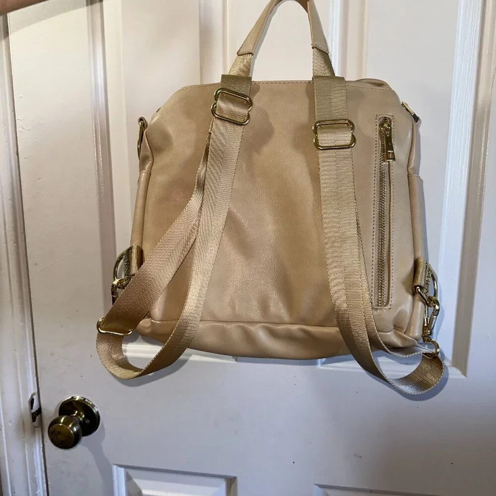 NEW Fawn Design Original Diaper Bag - Beige - Backpack